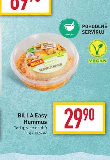 BILLA Easy Hummus 160 g