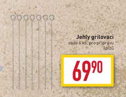 Jehly grilovací sada 6 ks