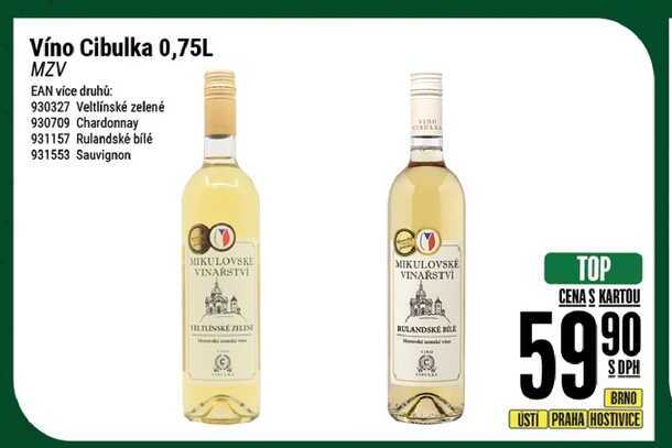 Víno Cibulka 0,75 L