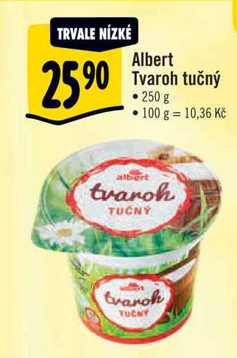 Albert Tvaroh tučný • 250 g