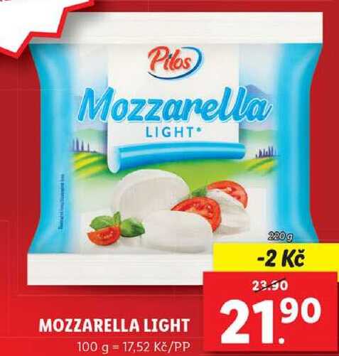 MOZZARELLA LIGHT, 220 g