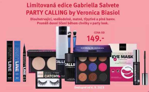 Limitovaná edice Gabriella Salvete PARTY CALLING by Veronica Biasiol