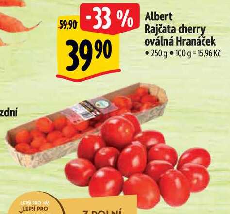 ARCHIV | Rajčata koktejlová • 400 g v akci platné do: 30.5.2023 ...