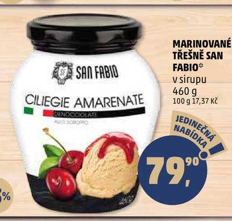 MARINOVANÉ TŘEŠNĚ SAN FABIO, 460 g