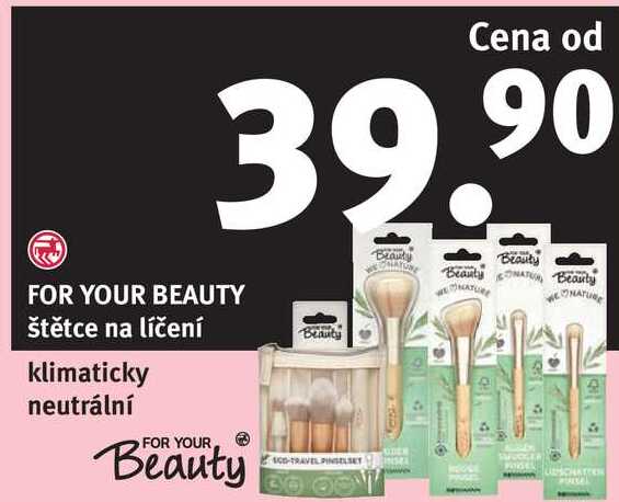 FOR YOUR BEAUTY štětce na líčení