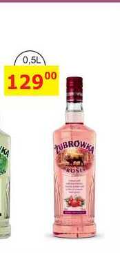ZUBROWKA legendární polská vodka rose, 0,5 l v akci
