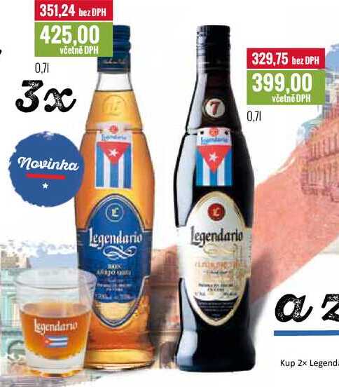 Legendario Elixir de Cuba 0,7l v akci | AkcniCeny.cz