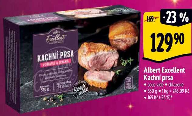 Albert Excellent Kachní prsa, 530 g