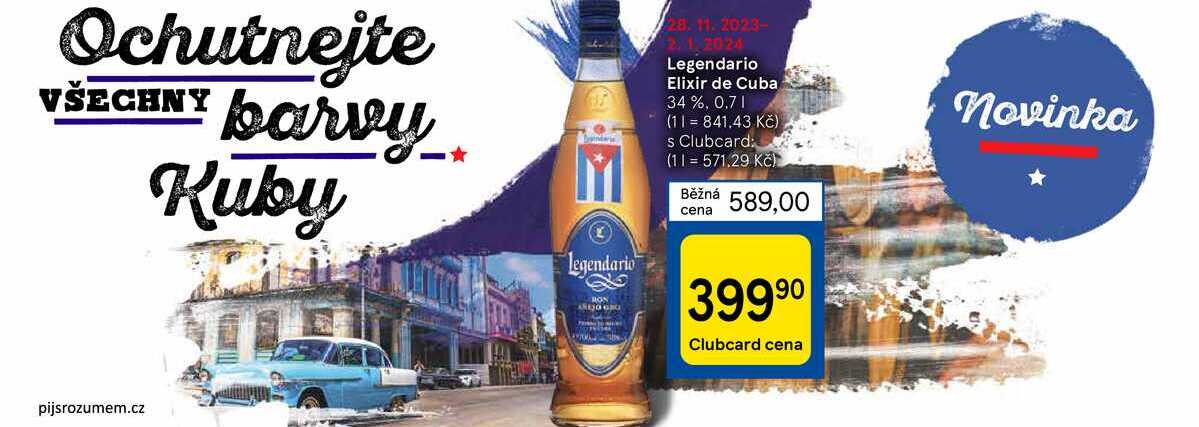 El Clasico 30% Elixir, 0,5 l v akci | AkcniCeny.cz
