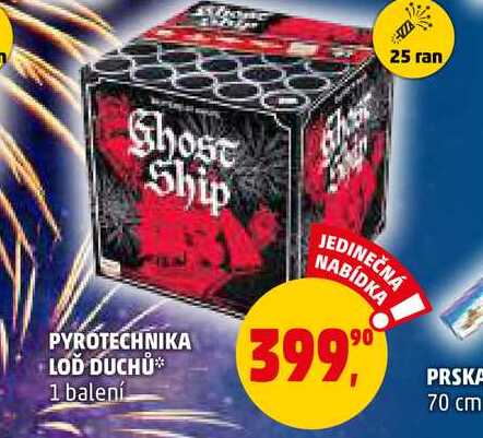 PYROTECHNIKA LOĎ DUCHŮ, 1 balení