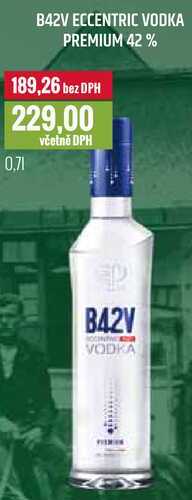 B42V ECCENTRIC VODKA PREMIUM 42% 0,7l