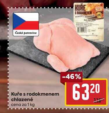 Kuře s rodokmenem chlazené cena za 1 kg