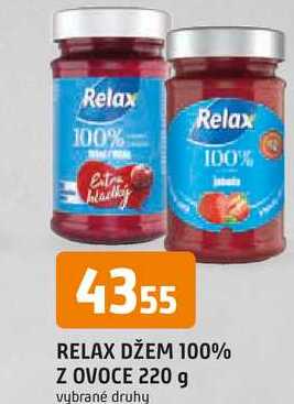 RELAX DŽEM 100% Z OVOCE 220 g