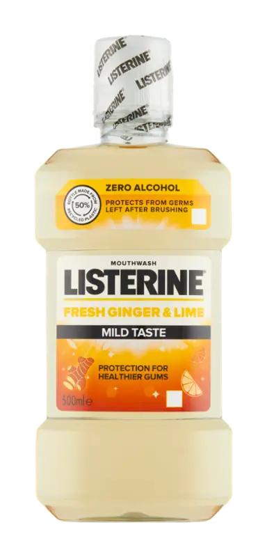 Listerine Ústní voda Fresh Ginger & Lime Mild Taste, 500 ml