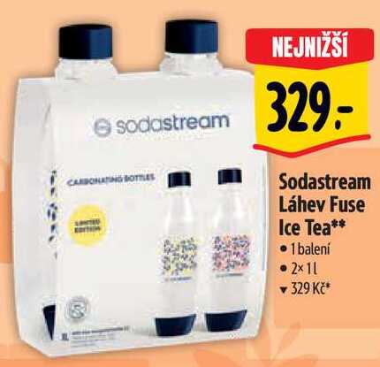 Sodastream Láhev Fuse Ice Tea**, 2x 1 l