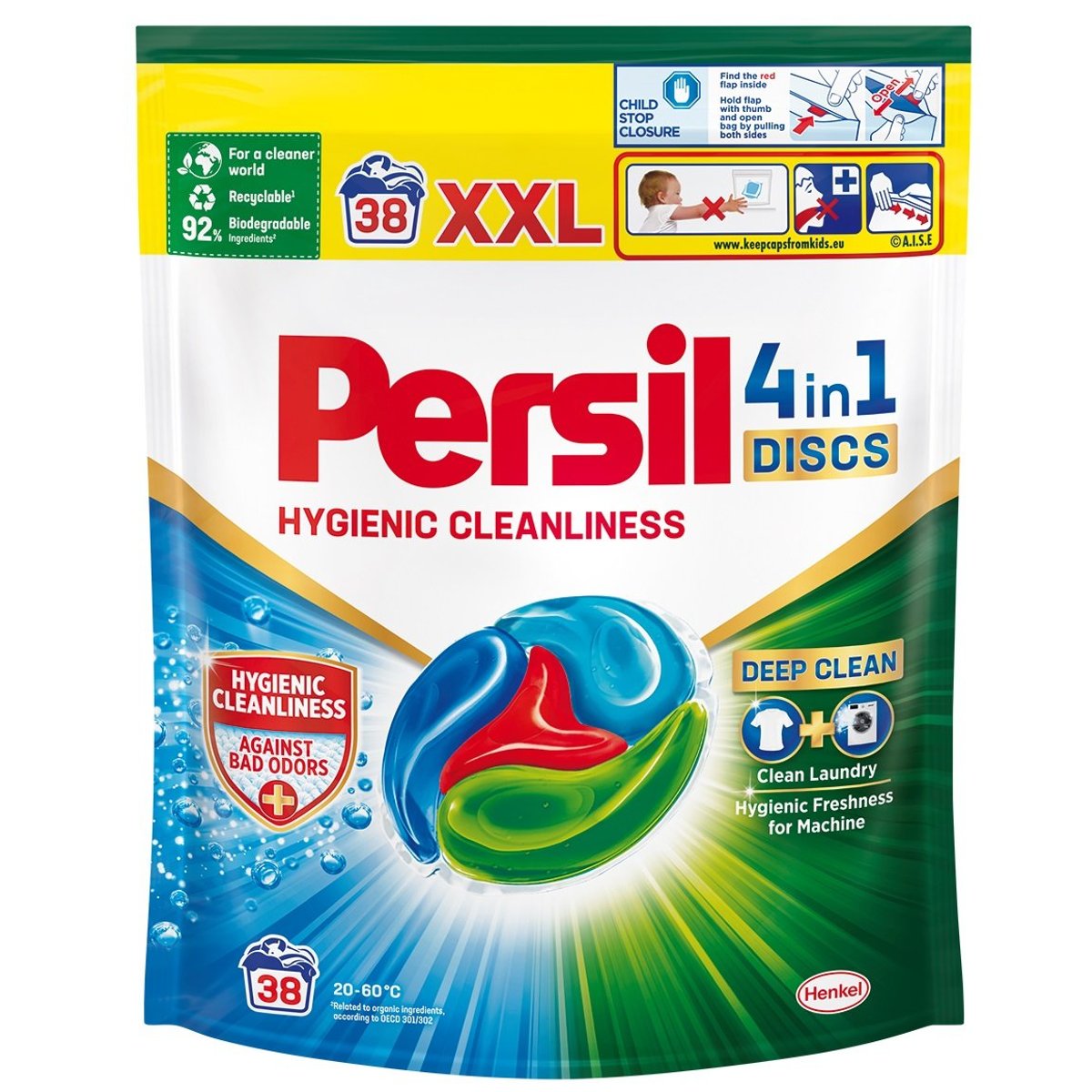 Persil Discs 4v1 Hygienic Cleanliness prací kapsle