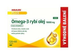 Walmark Omega-3 FORTE rybí olej 1000 mg 120 + 60 tobolek