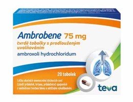 Ambrobene, 75 mg 20 tvrdých tobolek s prodlouženým uvolňováním