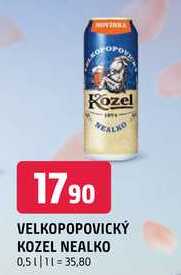 Velkopopovický Kozel nealko 0.5l