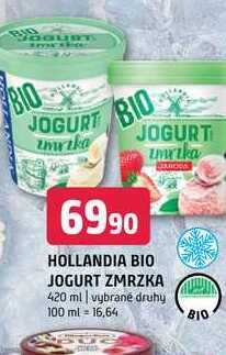  HOLLANDIA BIO JOGURT ZMRZKA 420 ml  