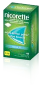 Nicorette® Icemint Gum 4 mg, léčivá žvýkací guma, 105 ks