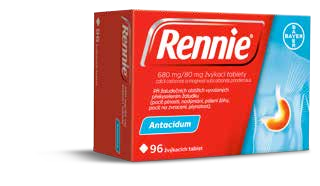 Rennie® Spearmint bez cukru, 36 tbl