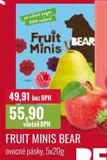 FRUIT MINIS BEAR 5x20g 