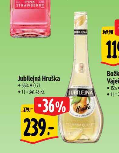  Jubilejná Hruška  35% 0,7 l