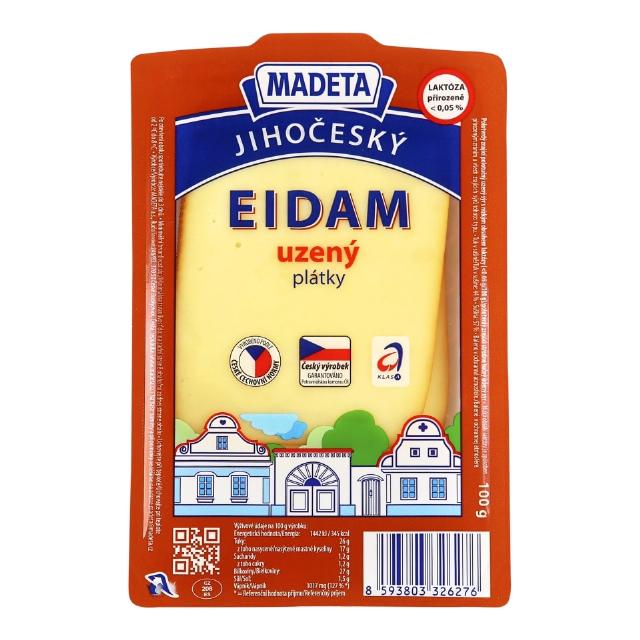 Madeta Jihočeský eidam uzený 44% plátky