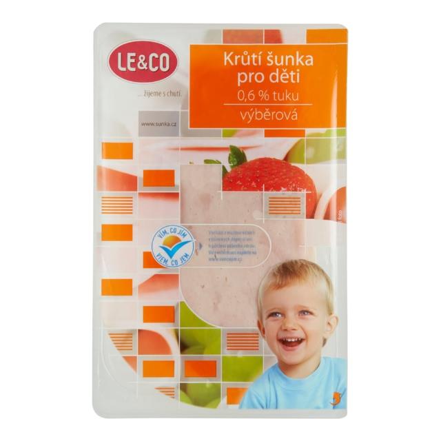 Le & Co Krůtí šunka pro děti krájená