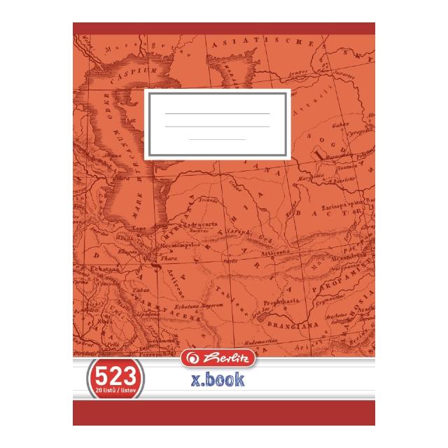 Herlitz Sešit č. 523 A5, linkovaný, 20 listů