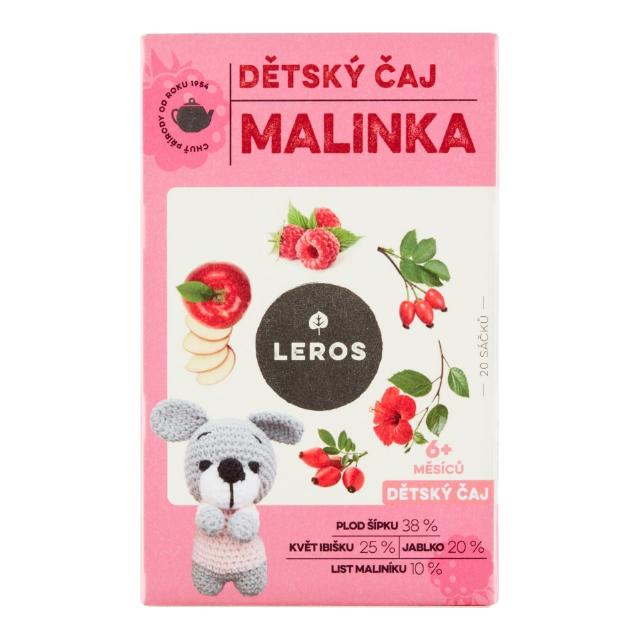 Leros Dětský čaj malinka