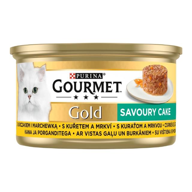 Gourmet Gold Savoury Cake Konzerva kuře a mrkev
