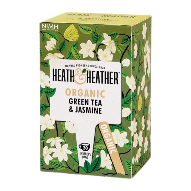 Heath & Heather BIO Čaj Zelený s jasmínem