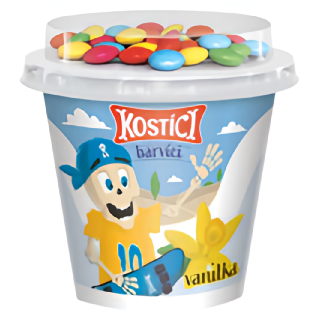 Kostíci Barvíci jogurt vanilkový