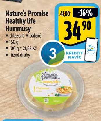 Nature's Promise Healthy life Hummusy, 160 g