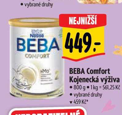  BEBA Comfort Kojenecká výživa 800 g 