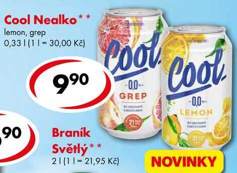 Cool Nealko, 0,33 l