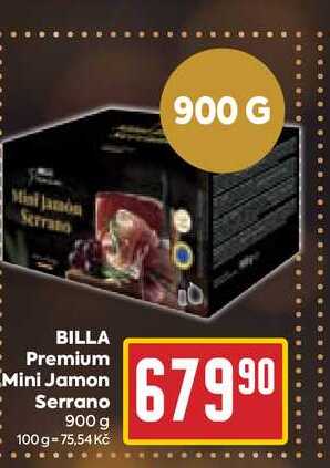 BILLA Premium Mini Jamon Serrano 900 g
