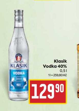 Klasik Vodka 40% 0,5l