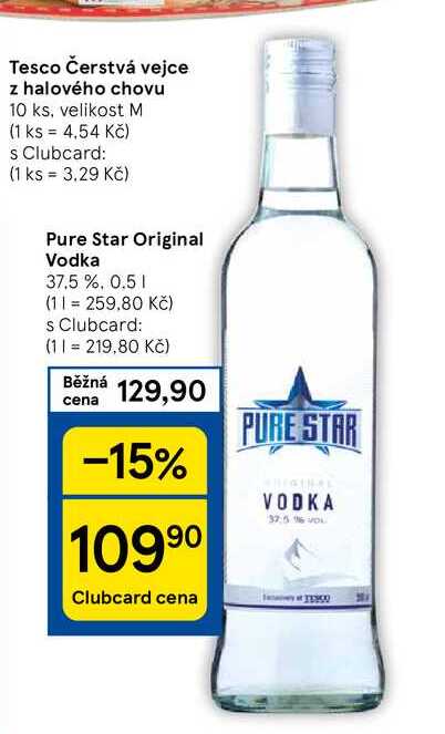 Pure Star Original Vodka v akci