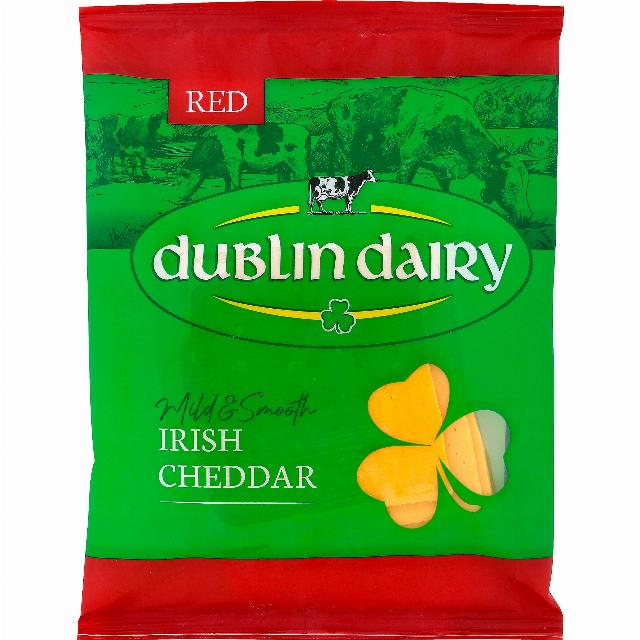 Dublin Dairy Irský Čedar bílý/červený