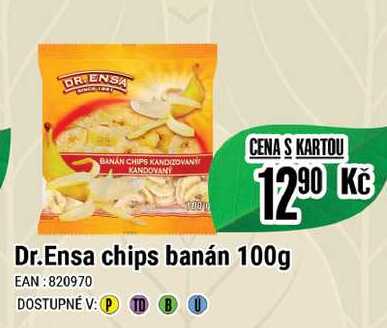 Dr.Ensa chips banán 100 g