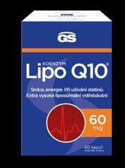 GS Koenzym Lipo Q10 60 mg 60 kapslí
