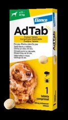 AdTab 450 mg žvýkací tablety pro psy 11–22 kg 1 ks