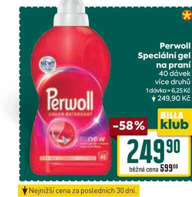 Perwoll Speciální gel na praní 40 dávek  