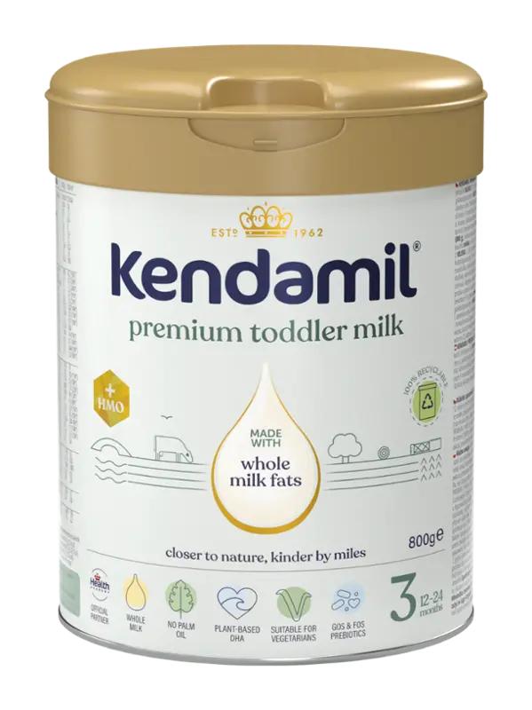Kendamil Mléčná výživa Premium 3 HMO+, 800 g