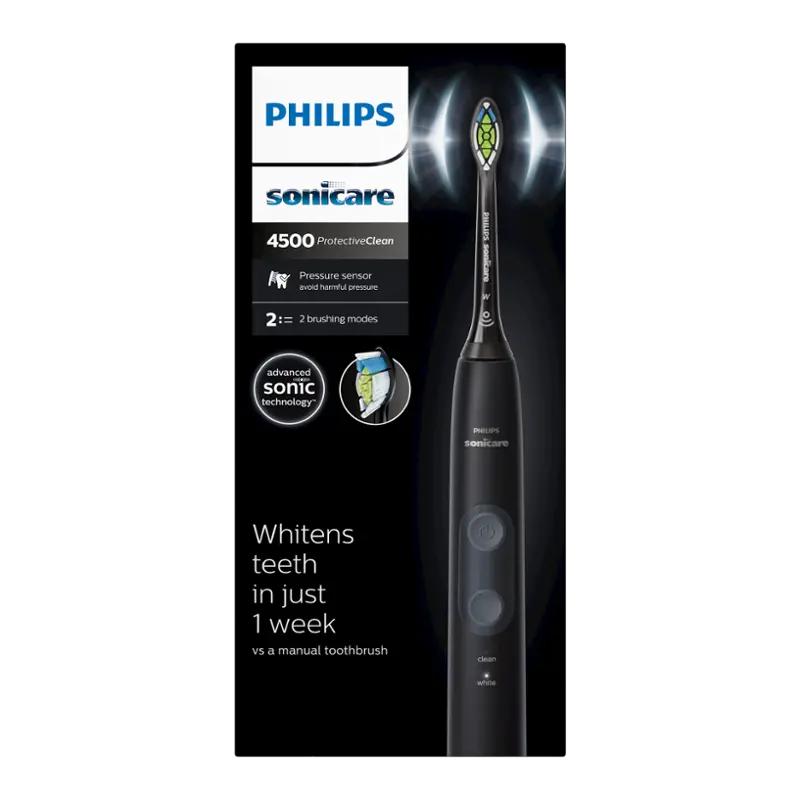 Philips Elektrický zubní kartáček Protective Clean HX6830/44, černý, 1 ks