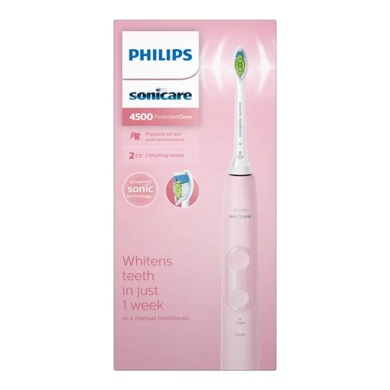 Philips Elektrický zubní kartáček Sonicare ProtectiveClean HX6836/24, růžový, 1 ks