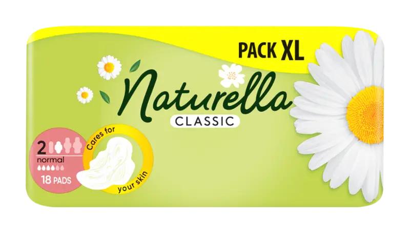 Naturella Hygienické vložky s vůní heřmánku Classic Normal, 18 ks
